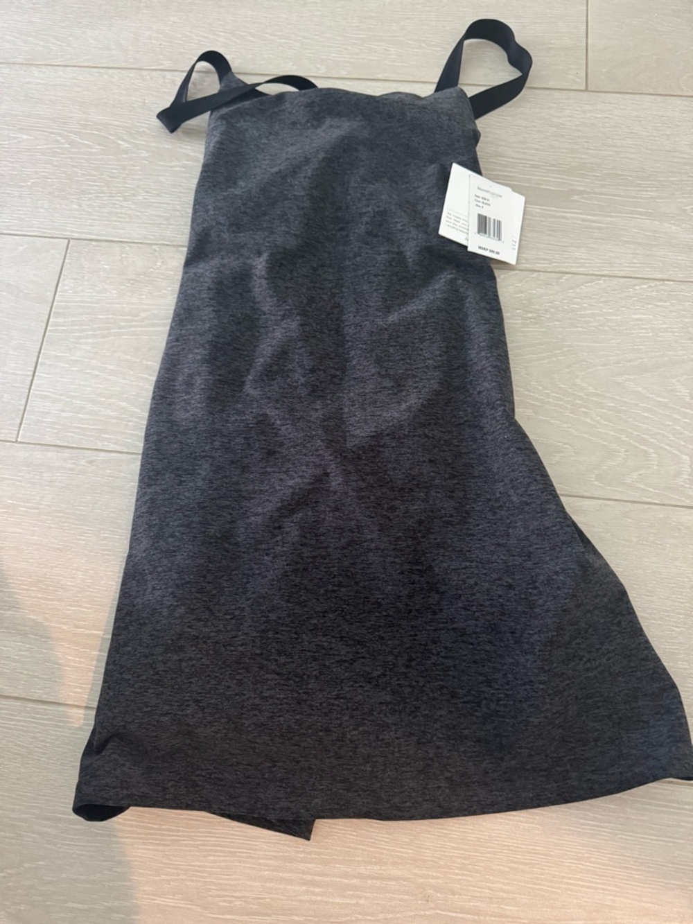 Beyond Yoga Heather Charcoal dress with shorts